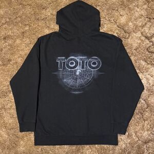 American-vintage Men's Black and Grey Hoodie